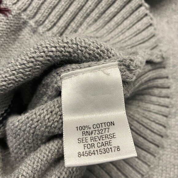 Men's Croft & Barrow Sweater size XL gray long sleeve crew neck - Picture 4 of 7